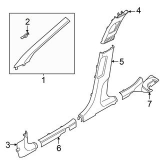Kia OE - Pillars, Rocker & Floor - Interior Trim