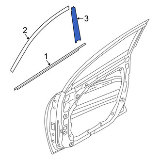 Kia OE - Front Left Door Applique