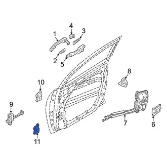 Kia OE - Front Left Lower Door Hinge