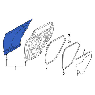 Kia OE - Rear Right Outer Door Outer Panel