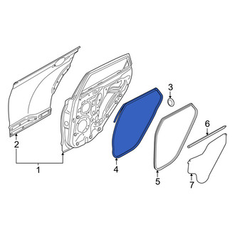 Kia OE - Rear Left Outer Door Seal