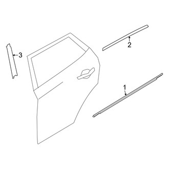 Kia OE - Rear Door - Exterior Trim