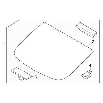 Kia OE - Back Glass (EX / GT-Line / GT-Line Turbo / LX / LXS)