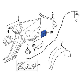Kia OE - Rear Right Quarter Panel Vent