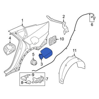 Kia OE - Rear Fuel Filler Door