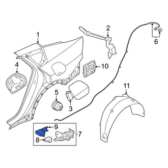 Kia OE - Rear Deck Lid Release Lever