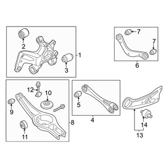 Kia OE - Rear Suspension - Suspension Components (Multi-Link), (GT-Line / GT-Line Turbo)