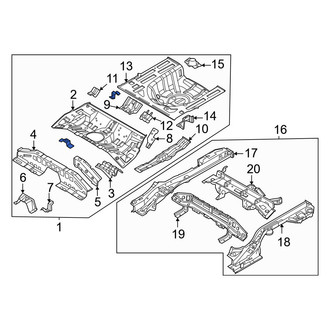 Kia OE - Rear Floor Pan