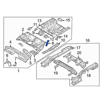 Kia OE - Seat Track Reinforcement