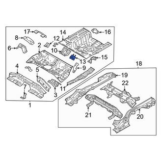 Kia OE - Rear Outer Child Restraint Anchor Plate