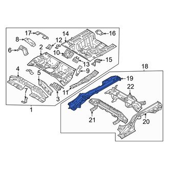 Kia OE - Rear Frame Side Member