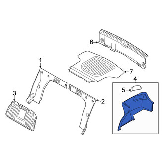 Kia OE - Rear Left Trunk Trim Panel