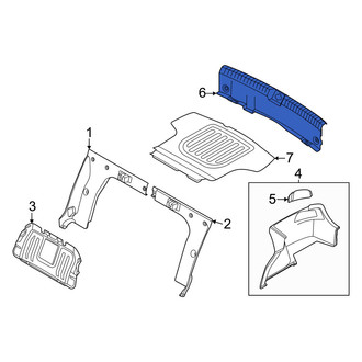 Kia OE - Rear Trunk Trim Scuff Plate