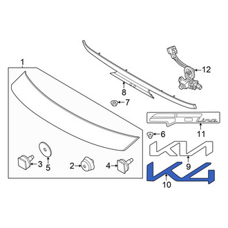 Kia OE - Rear Deck Lid Emblem