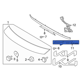 Kia OE - Rear Deck Lid Emblem
