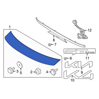 Kia OE - Rear Deck Lid Molding