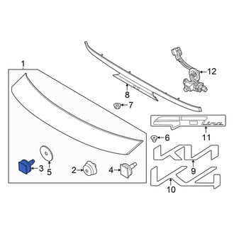 Kia OE - Deck Lid Molding Screw