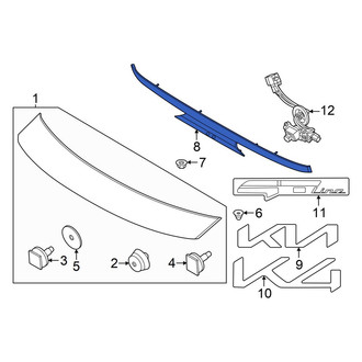Kia OE - Rear Deck Lid Molding