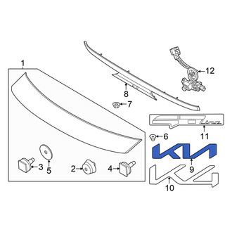 Kia OE - Rear Deck Lid Emblem