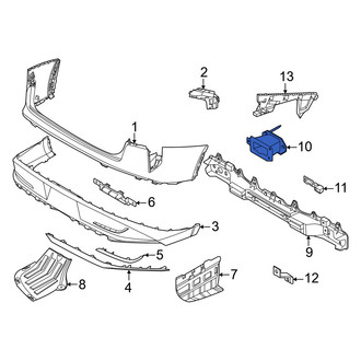 Kia OE - Rear Left Bumper Impact Bar Bracket
