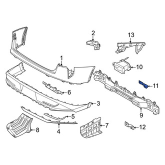 Kia OE - Rear Upper Bumper Cover Bracket