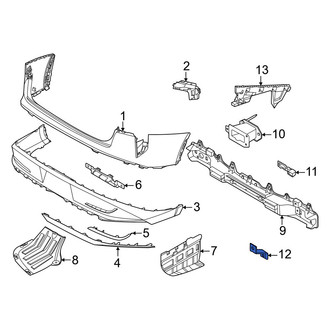 Kia OE - Rear Lower Bumper Cover Bracket