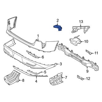 Kia OE - Rear Left Inner Bumper Cover Reinforcement