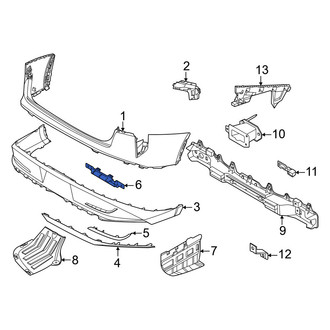 Kia OE - Rear Center Bumper Trim