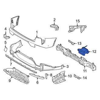 Kia OE - Rear Left Bumper Impact Bar Bracket
