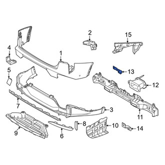 Kia OE - Rear Upper Bumper Cover Bracket