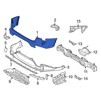 Kia OE - Rear Upper Bumper Cover