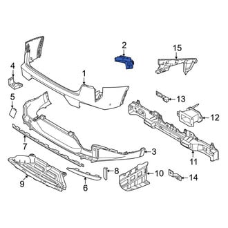 Kia OE - Rear Right Inner Bumper Cover Reinforcement
