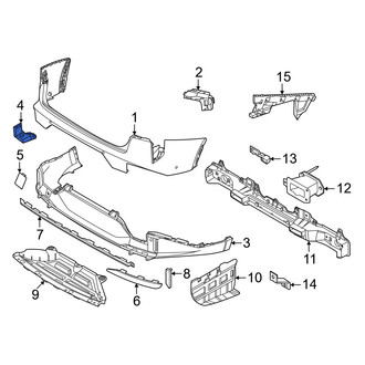 Kia OE - Rear Lower Bumper Cover Bracket
