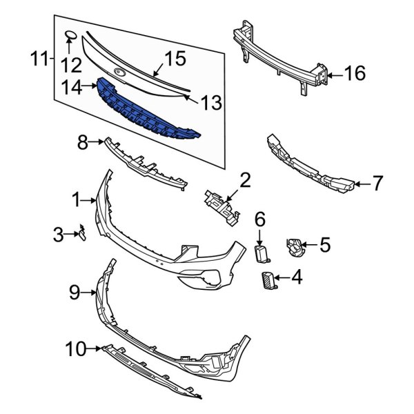 Radiator Support Access Cover