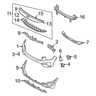 Kia OE - Front Bumper & Grille - Bumper & Components