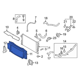 Kia OE - Front Radiator Support Air Duct