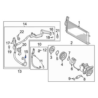 Kia OE - A/C Refrigerant Line O-Ring