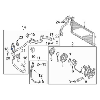 Kia OE - A/C Refrigerant Line O-Ring