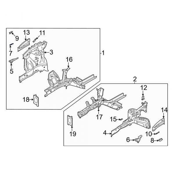 Fender Apron Extension Bracket