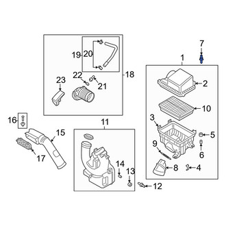 Kia OE - Air Filter Housing Bolt