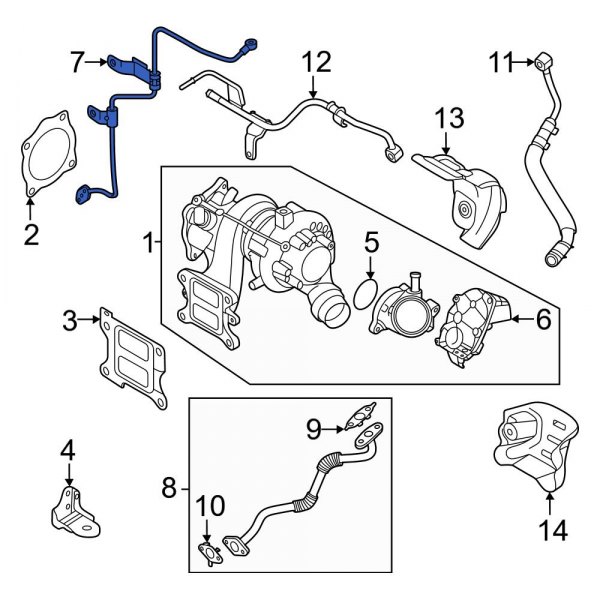 Turbocharger Oil Line