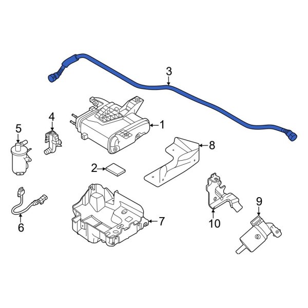 Evaporative Emissions System Lines