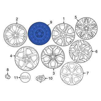 Kia OE - Spare Tire Stud