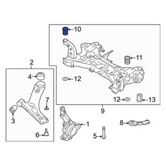 Kia OE - Right Upper Engine Cradle Bushing
