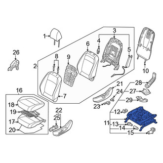 Kia OE - Front Left Seat Track