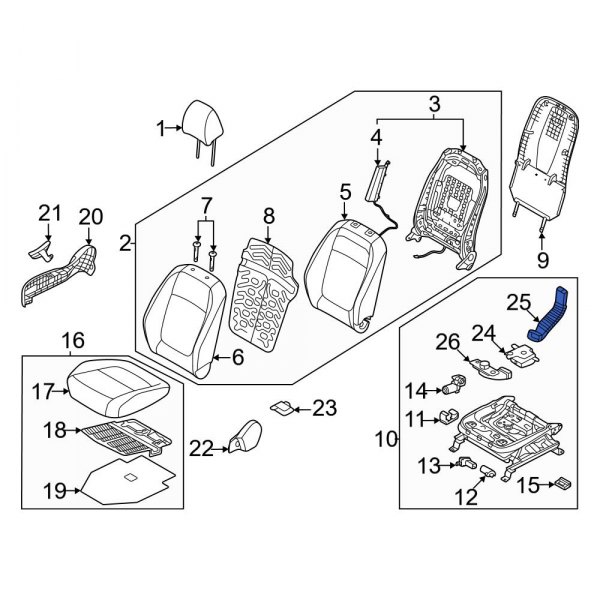 Climate Controlled Seat Duct