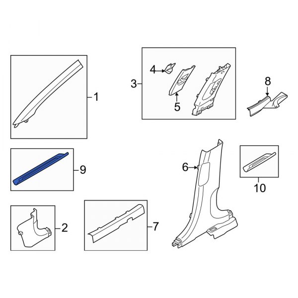 Door Trim Sill Plate Insert