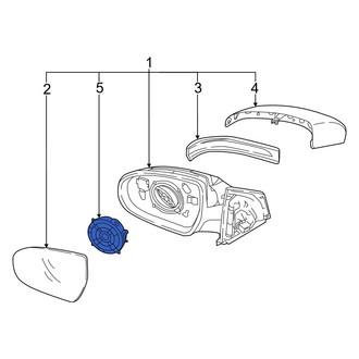 Kia OE - Front Right Door Mirror Drive Motor