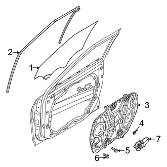 Kia OE - Door Panel Carrier Screw Cap