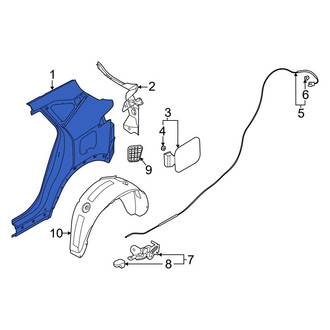 Kia OE - Rear Left Inner Quarter Panel